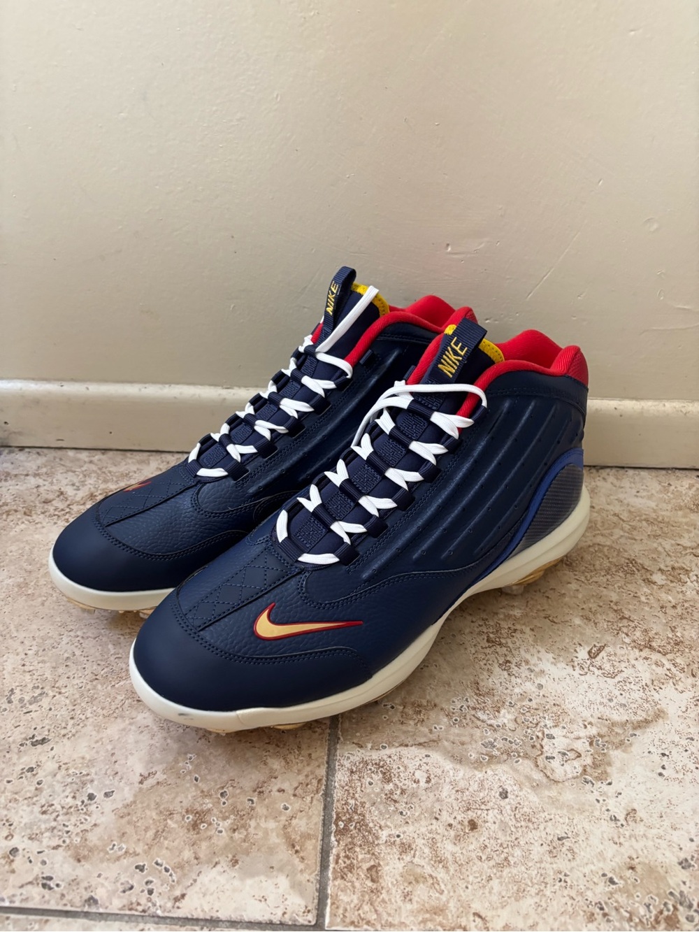 Nike Men's 14 Air Griffey 2 Hank Aaron PE Baseball Cleats UNRELEASED IB5332-400